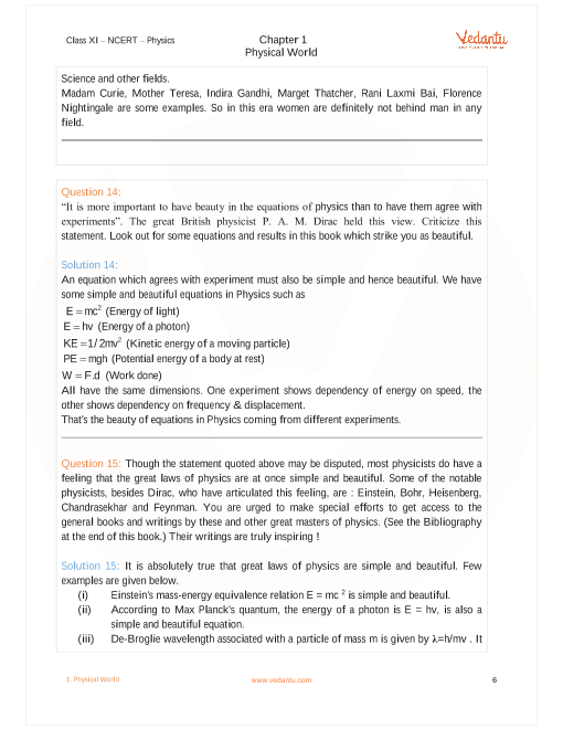 scope and excitement of physics assignment