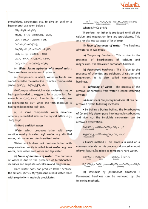 class 11 chemistry revision notes for chapter 9 hydrogen